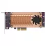 QNAP QM2-2S-220A PCIe interfeisa karte M.2 SSD pievienošanai