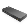 Lenovo 40AF0135UK dokstacija / portu replikators Vadu USB 3.2 Gen 1 (3.1 Gen 1) Type-C Melns