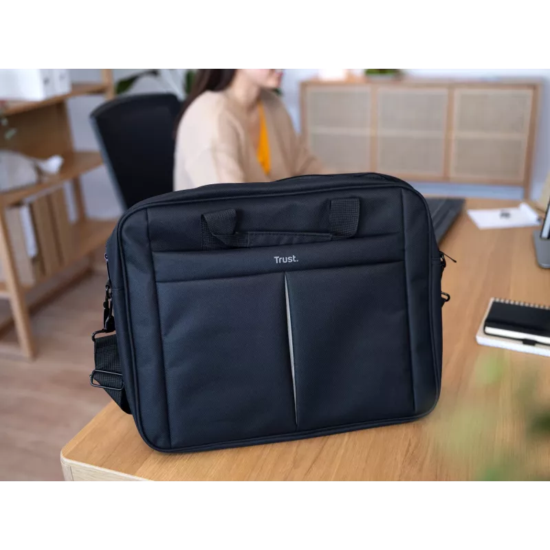 Trust Primo Carry soma 16 inch portatīvajiem datoriem, portfelis, 40.6 cm (16 collas), plecu siksna
