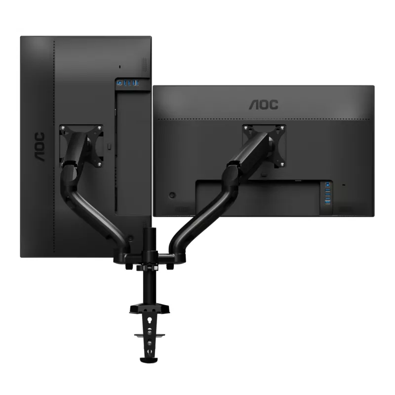 AOC AD110D0 monitora stiprinājums / statīvs 81.3 cm (32 collas) Galds Melns