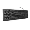 Trust TK-150 tastatūra Office USB QWERTZ Melna