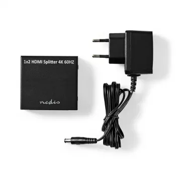 Video sadalītājs Nedis VSPL3472AT 4K HDMI 1 ieeja 2 izejas