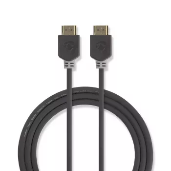 HDMI kabelis Nedis CVBW34000AT100 10m, A tipa vīriešu savienotājs, apzeltīti kontakti