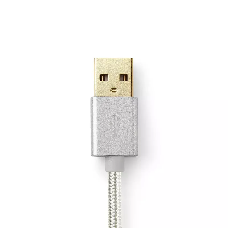 Nedis CCTB39300AL30 USB A–Lightning kabelis 3 m alumīnija