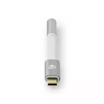 Audio kabelis Nedis CCTB65950AL008 3.5mm sievišķais uz USB vīrišķais 0.08m Alumīnijs