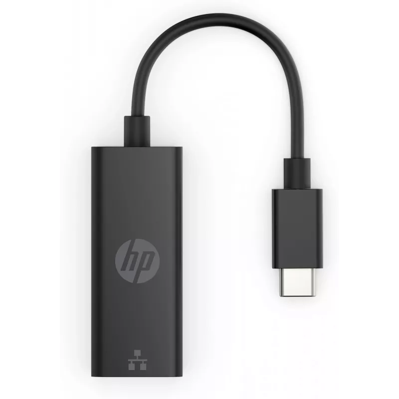 HP USB-C uz RJ45 Adapteris G2, vadu, USB Type-C, melns