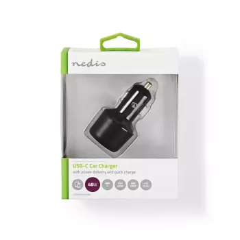Mobilās ierīces lādētājs Nedis CCPD30W100BK Smartphone Melns Ātrā uzlāde