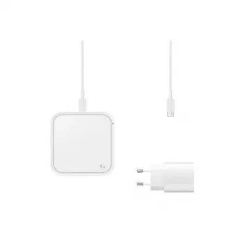 Samsung EP-P2400 bezvadu lādētājs balts 15W ātrai uzlādei