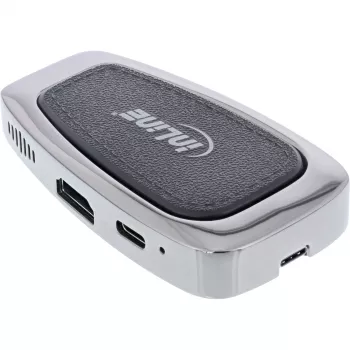 USB centrmezgls InLine USB 3.2 Gen. 2 Multi Hub (2xUSB-A + 1xHDMI + 1xUSB-C)
