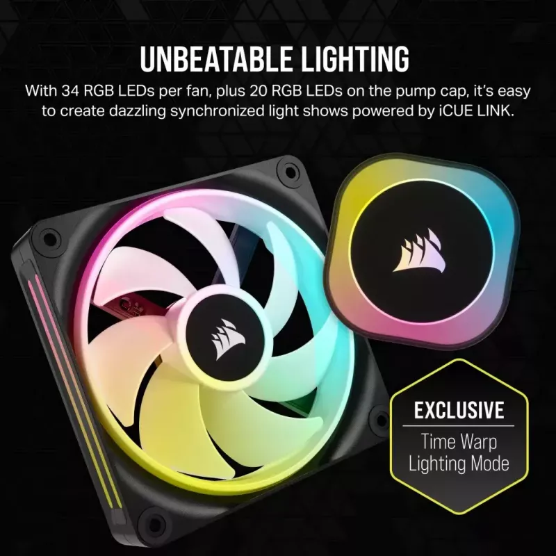Šķidruma dzesēšanas komplekts Corsair H100i