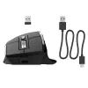 JLab Audio Epic Office bezvadu pele labajai rokai — Bluetooth + USB Type-A, optiskā 2400 DPI, 9 pogas, ritenītis, melna