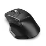 JLab Audio Epic Office bezvadu pele labajai rokai — Bluetooth + USB Type-A, optiskā 2400 DPI, 9 pogas, ritenītis, melna