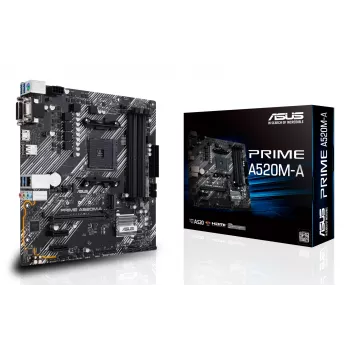 Mātesplate ASUS PRIME A520M-A II/CSM AMD A520 Socket AM4 micro ATX