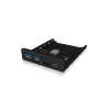 ICY BOX IB-HUB1417-i3 Melns USB centrmezgls