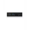ICY BOX IB-HUB1417-i3 Melns USB centrmezgls