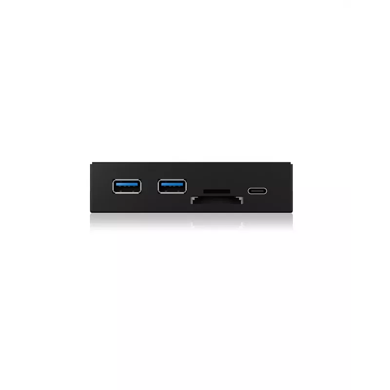 ICY BOX IB-HUB1417-i3 Melns USB centrmezgls