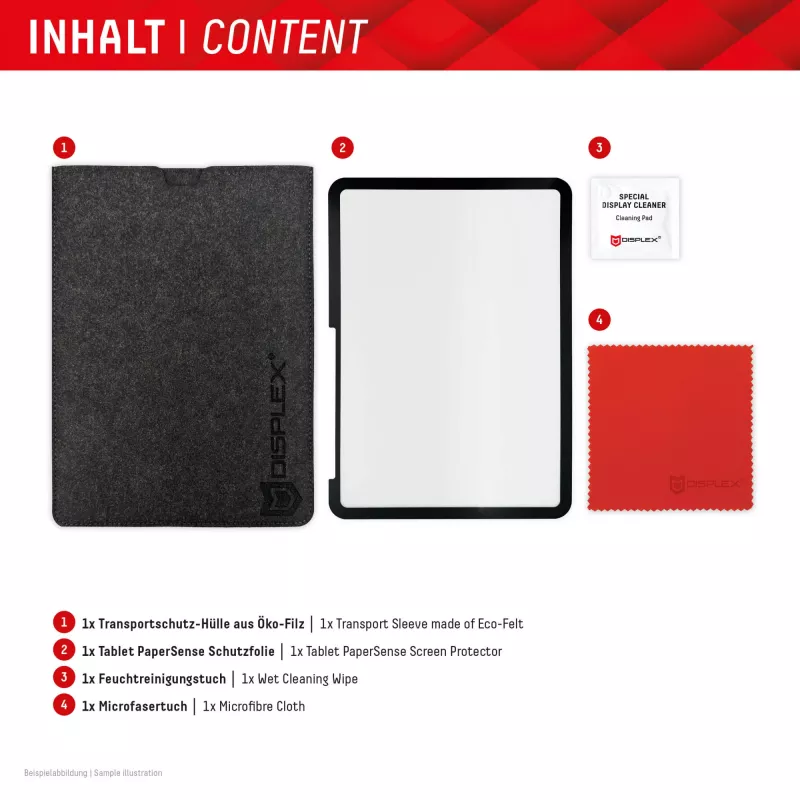 Displex TABLET PAPERSENSE iPad 10,9 inch(10.)/11 inch (2025)/Air 11 inch(2024/2025), noņemama rakstīšanas vai zīmēšanas plēve ar papīra sajūtu