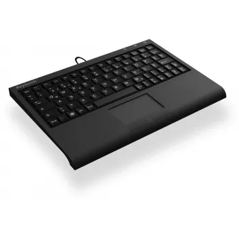 KeySonic ACK-3410 (DE) klaviatūra birojam USB QWERTZ melna