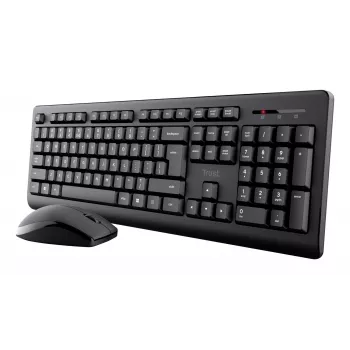 Trust Primo bezvadu tastatūra un pele RF QWERTZ vācu melns
