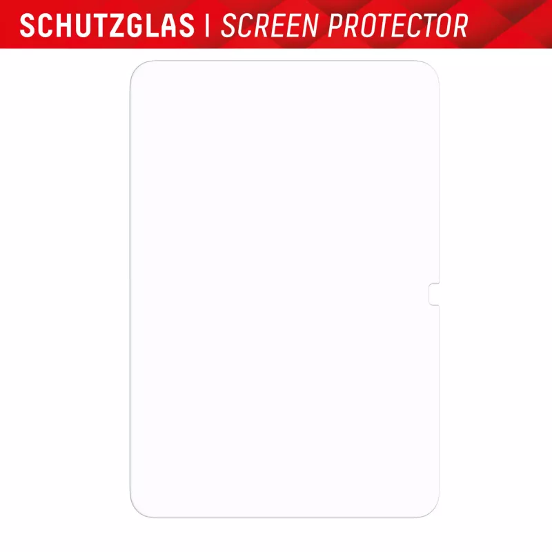 Displex Tablet Glass (9H) Apple iPad Air 11 colli (2024/2025), Eco montāžas rāmis, nesalaužams, ultra-plāns, neredzams