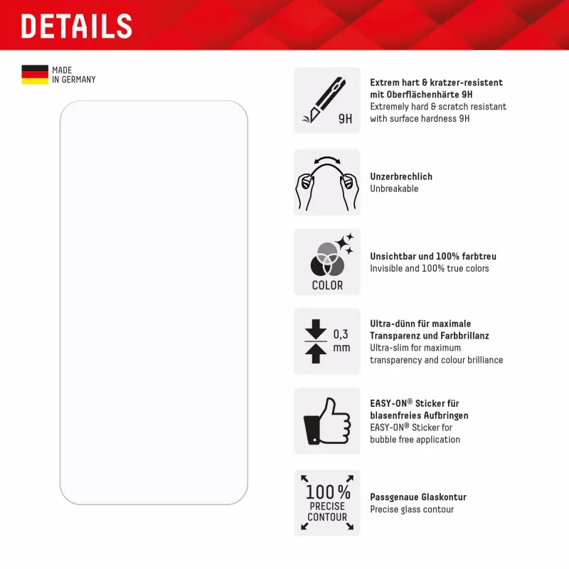 Displex Smart Glass (9H) Samsung Galaxy A36/A56, montāžas uzlīme, nesalaužams