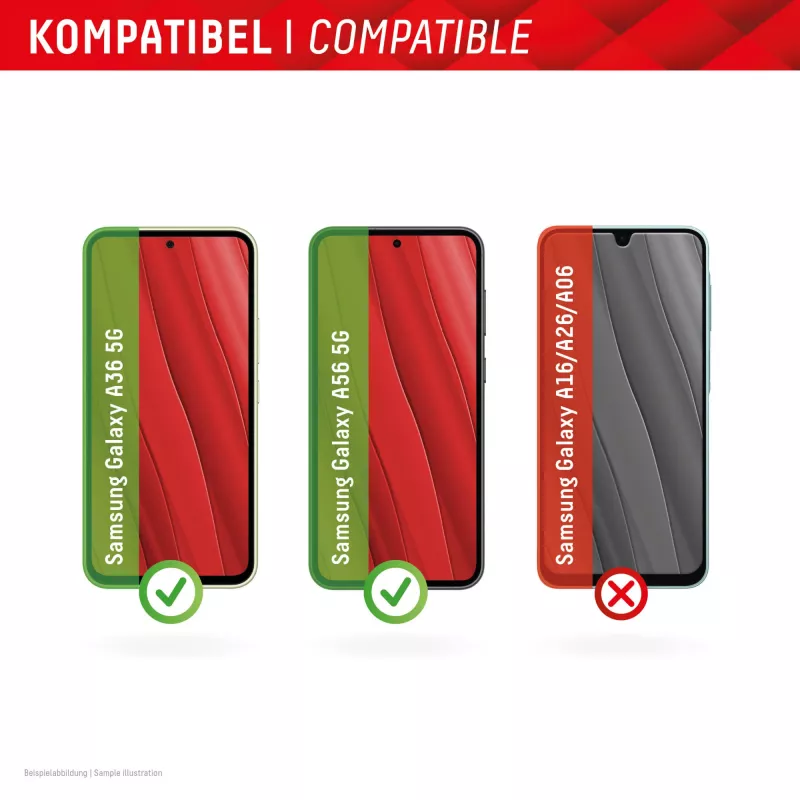 Displex Smart Glass (9H) Samsung Galaxy A36/A56, montāžas uzlīme, nesalaužams