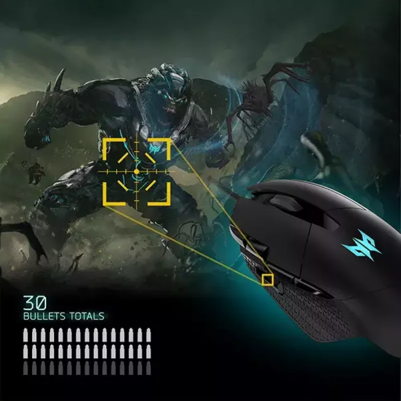 Spēļu pele Acer Predator Cestus 315 USB Type-A