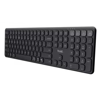 Trust Vaiya tastatūra Home/Office RF bezvadu + Bluetooth QWERTZ vācu melna