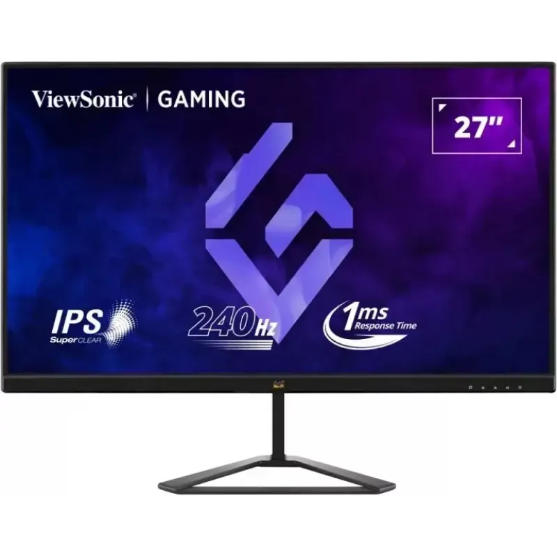 ViewSonic VX2779A-HD-PRO spēļu monitors, 27 collu (68,6 cm), Full HD 1920x1080, IPS, 240Hz, 1ms, HDR10, FreeSync, 2x HDMI, DisplayPort, melns