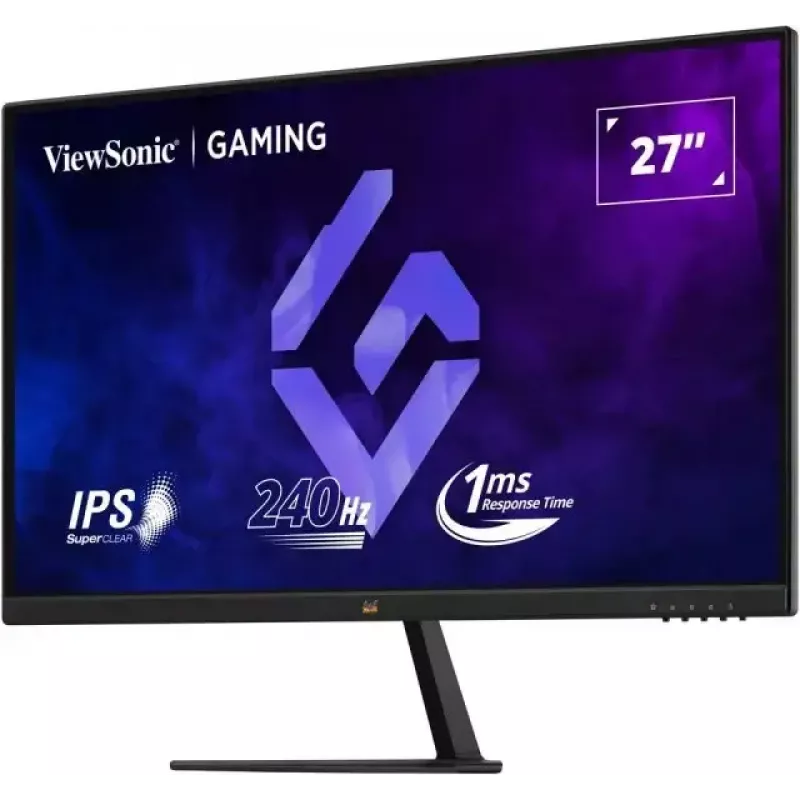 ViewSonic VX2779A-HD-PRO spēļu monitors, 27 collu (68,6 cm), Full HD 1920x1080, IPS, 240Hz, 1ms, HDR10, FreeSync, 2x HDMI, DisplayPort, melns