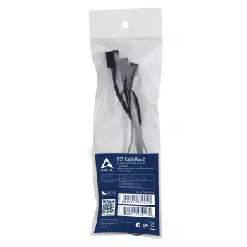 PWM sadales kabelis Arctic PST Cable Rev. 2 4 ventilatoriem, 4-pin PWM, melns