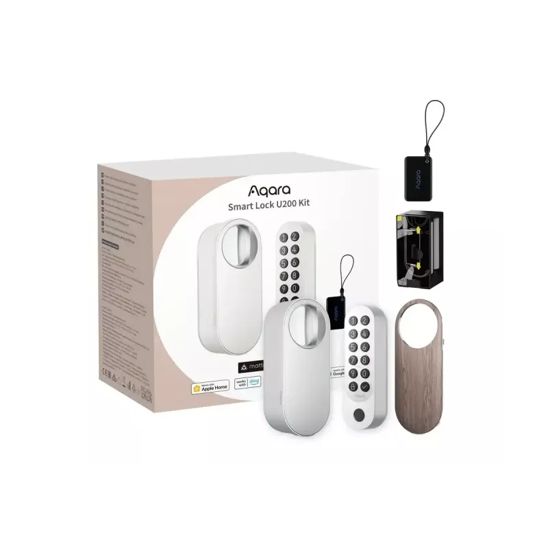 Aqara Smart Lock U200 komplekts (EL-D02DW), Balts