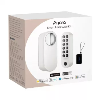 Aqara Smart Lock U200 komplekts (EL-D02DW), Balts