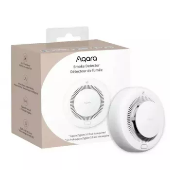Aqara Dūmu detektors SD-S01D, Zigbee 3.0, bezvadu, bateriju darbināms
