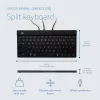 R-Go Tools ergonomiskā tastatūra R-Go Split Break v2 ar pārtraukuma programmatūru, ergonomiska sadalīta tastatūra, QWERTZ (DE), vadu, melna
