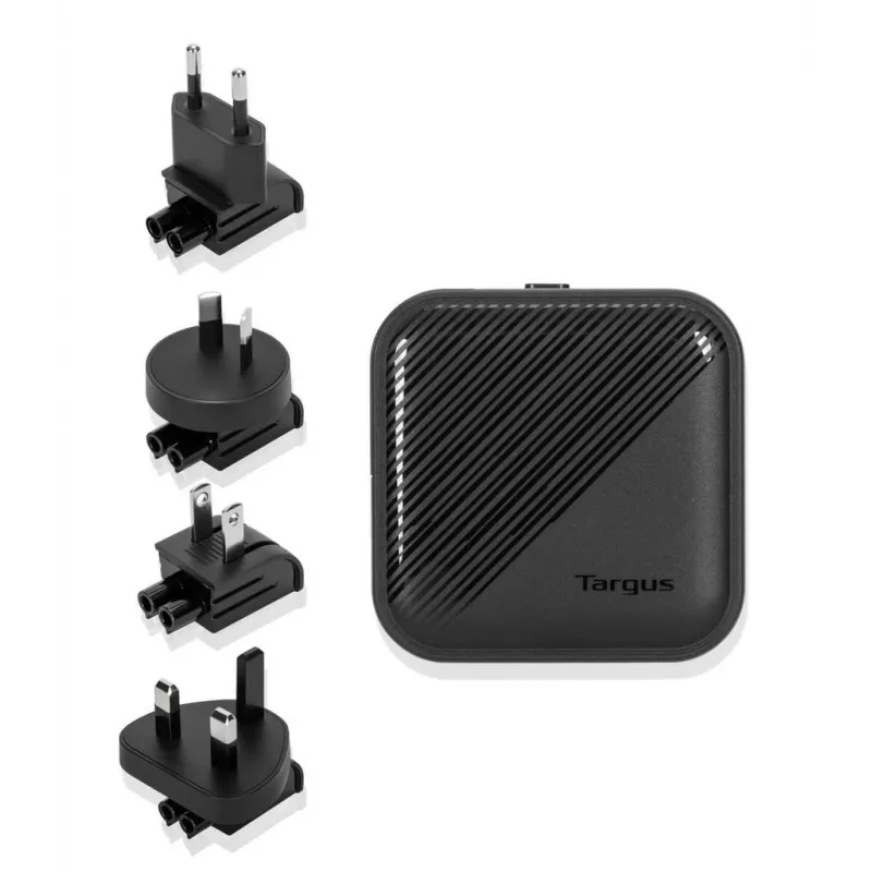 Targus APA803GL mobilās ierīces lādētājs Universāls Melns AC Ātra uzlāde Iekštelpu