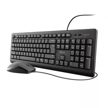Trust Primo tastatūra ar peli Office USB vācu melna