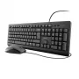 Trust Primo tastatūra ar peli Office USB vācu melna