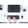 Trust Primo tastatūra ar peli Office USB vācu melna