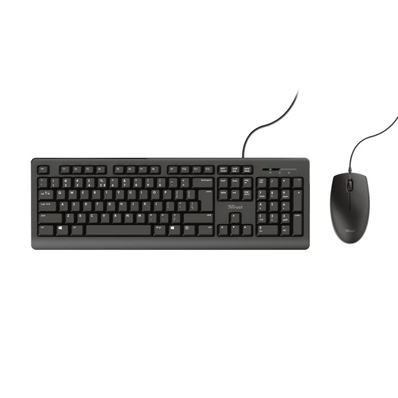 Trust Primo tastatūra ar peli Office USB vācu melna