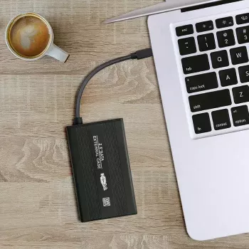 Ārējais korpuss HDD/SSD QOLTEC 51861 2.5 inch SATA3, USB 3.0, melns