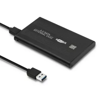 Ārējais korpuss HDD/SSD QOLTEC 51861 2.5 inch SATA3, USB 3.0, melns