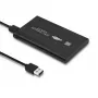 Ārējais korpuss HDD/SSD QOLTEC 51861 2.5 inch SATA3, USB 3.0, melns
