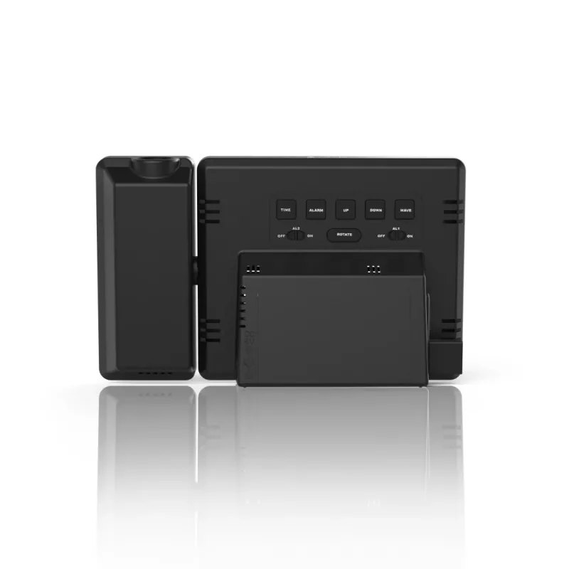 Hama Plus Charge digitālais modinātājpulkstenis ar projekciju Melns
