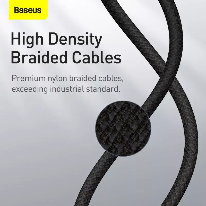 Baseus CATLGD-A01 2m Lightning kabelis melns