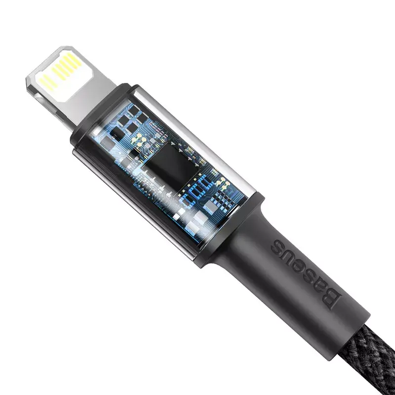 Baseus CATLGD-A01 2m Lightning kabelis melns