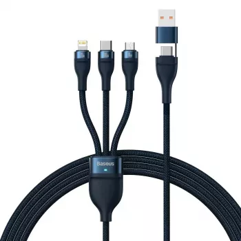 USB Type-C uz USB Type-A kabelis Baseus Flash Series II 100W 1.2m