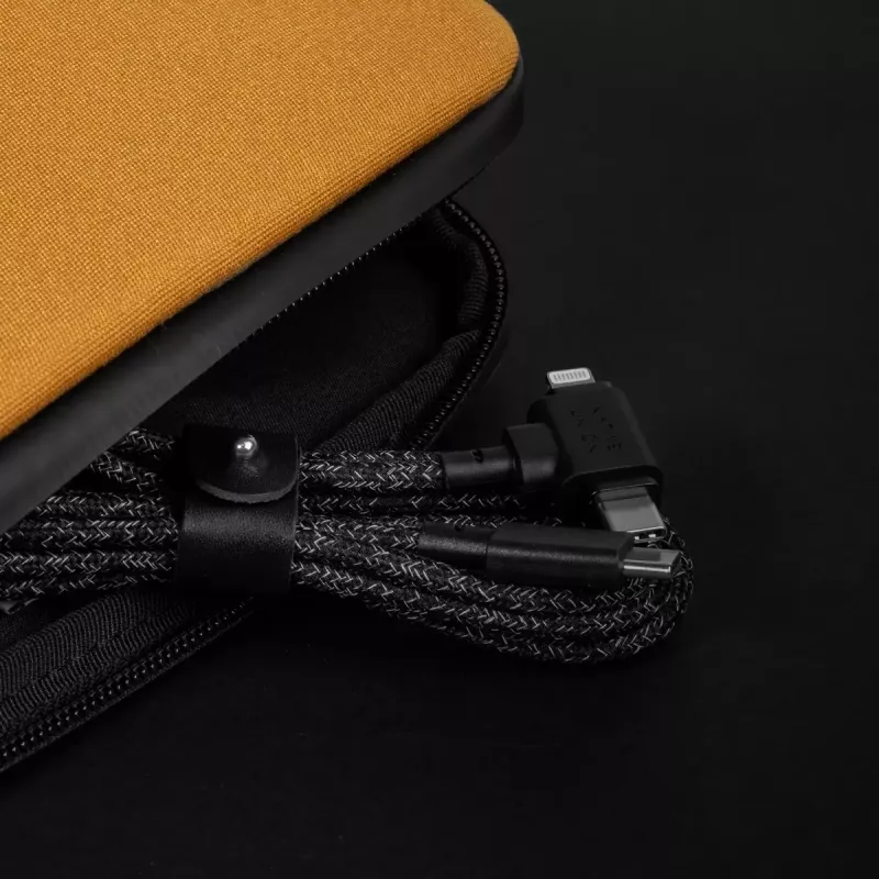 USB kabelis Native Union Belt Cable Duo 1.5 m USB-C uz USB-C/Lightning Melns