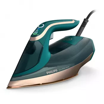 Gleznojamais gludeklis Philips DST8030/70 — 3000 W, SteamGlide Elite zole, 0.35 L tvertne, 1.78 kg, vertikāls tvaiks, zaļš