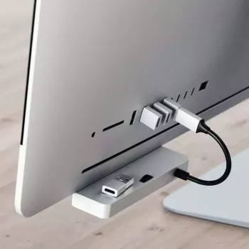 Satechi ST-TAUCS pārejas adapteris USB-A uz USB-C sudraba krāsā